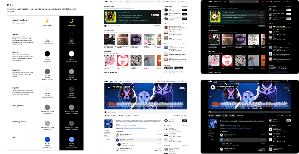 Soundcloud design system overview